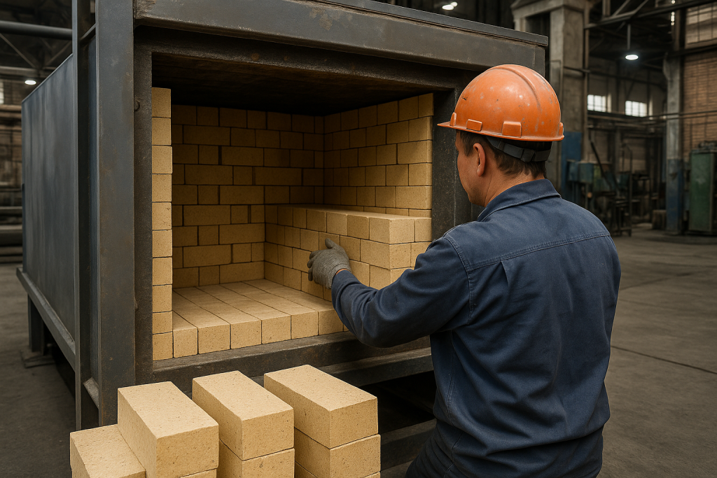 آجرنسوز کوره صنعتی | پایه‌ای مستحکم برای بهره‌وری، دوام و ایمنی