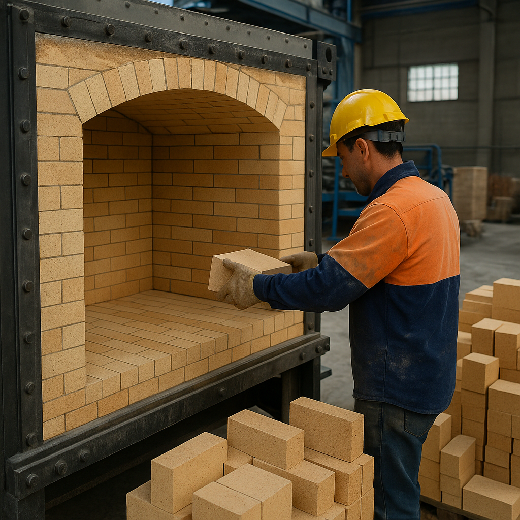 ساخت کوره صنعتی با آجر نسوز؛ راهکاری مطمئن برای دوام و بهره‌وری در صنایع حرارتی