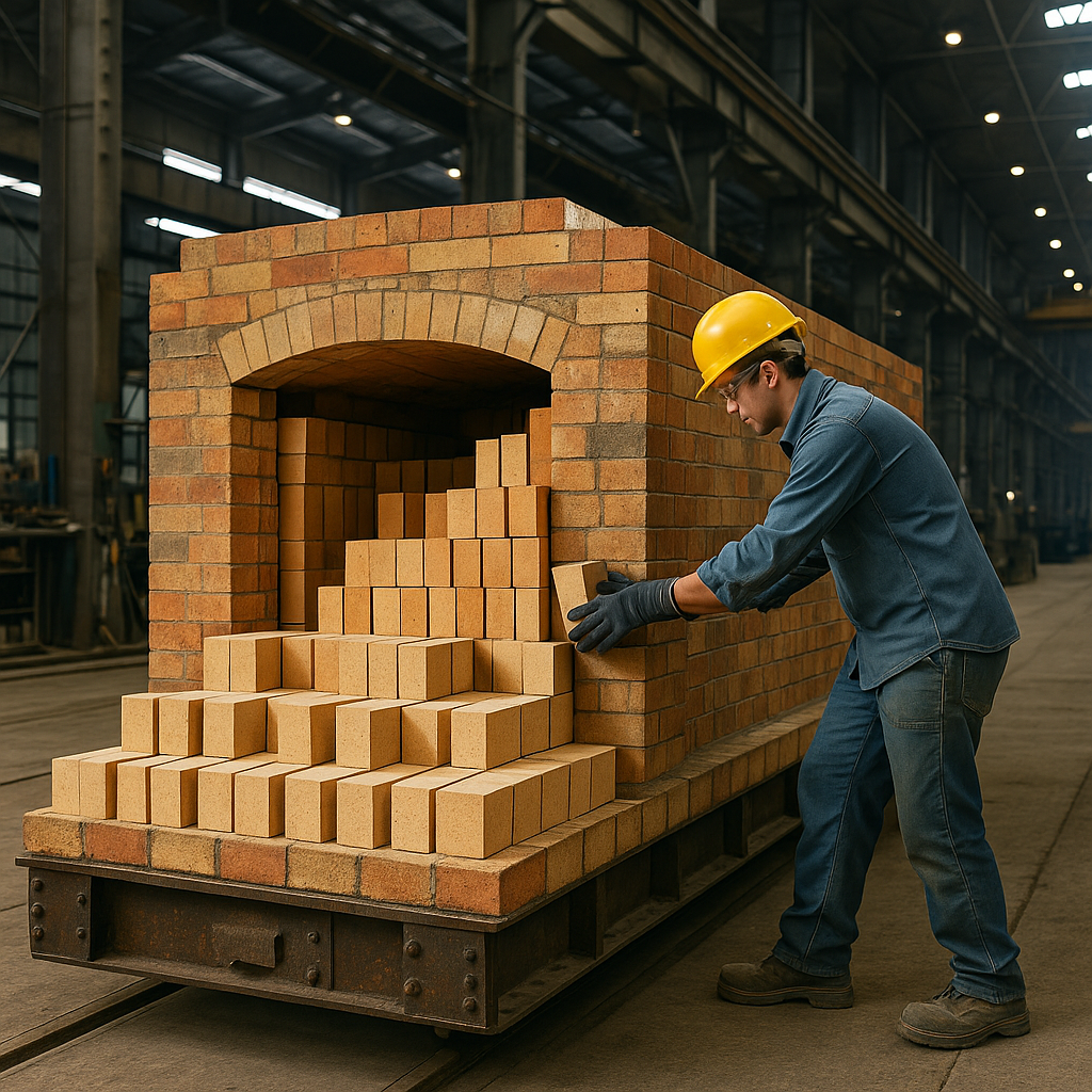 ساخت کوره صنعتی | طراحی و تولید تخصصی انواع آجرنسوز برای کوره
