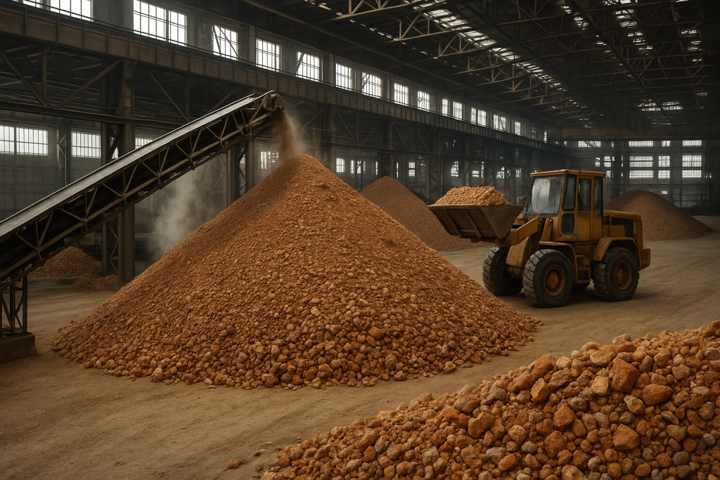 مواد اولیه بوکسیت (Bauxite) برای تولید آجر نسوز