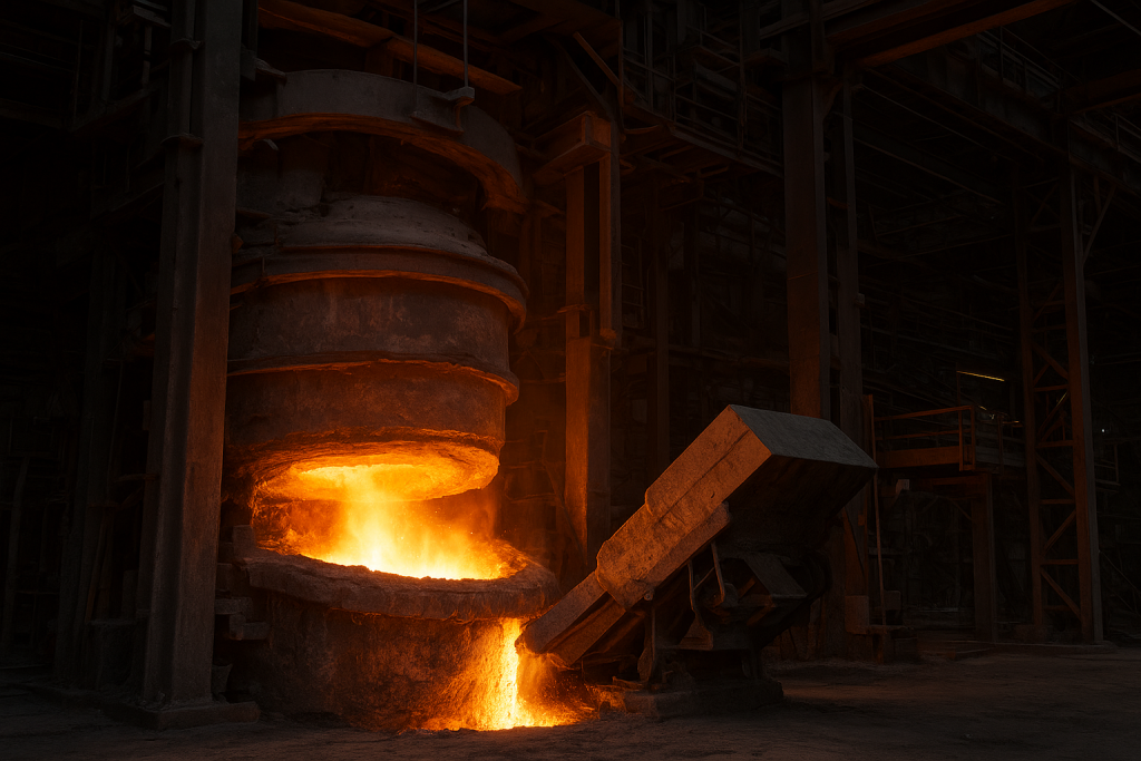 کاربرد آجرنسوز در کورههای فولادسازی و صنایع فلزی