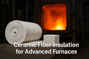 نصب الیاف سرامیکی در دیواره کوره قوس الکتریکی – فرآورده‌های نسوز تبریز