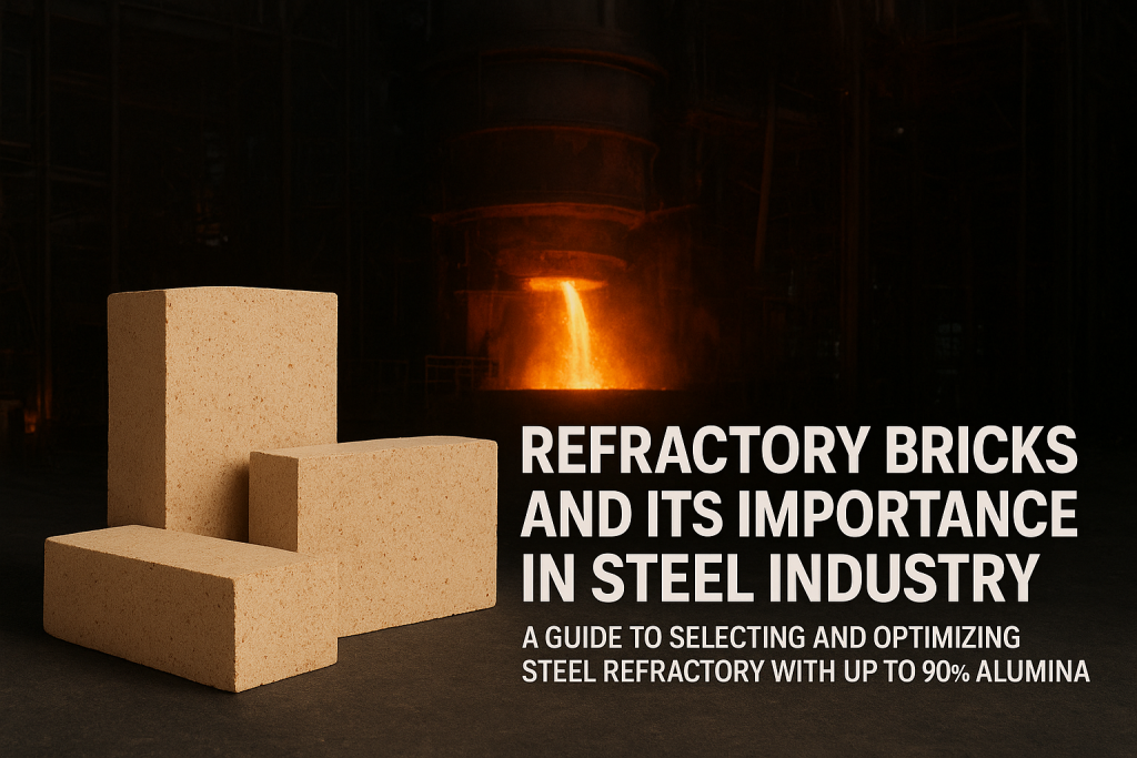 آجر نسوز آلومینایی در صنایع فولاد با مقاومت حرارتی تا ۹۰٪ آلومینا