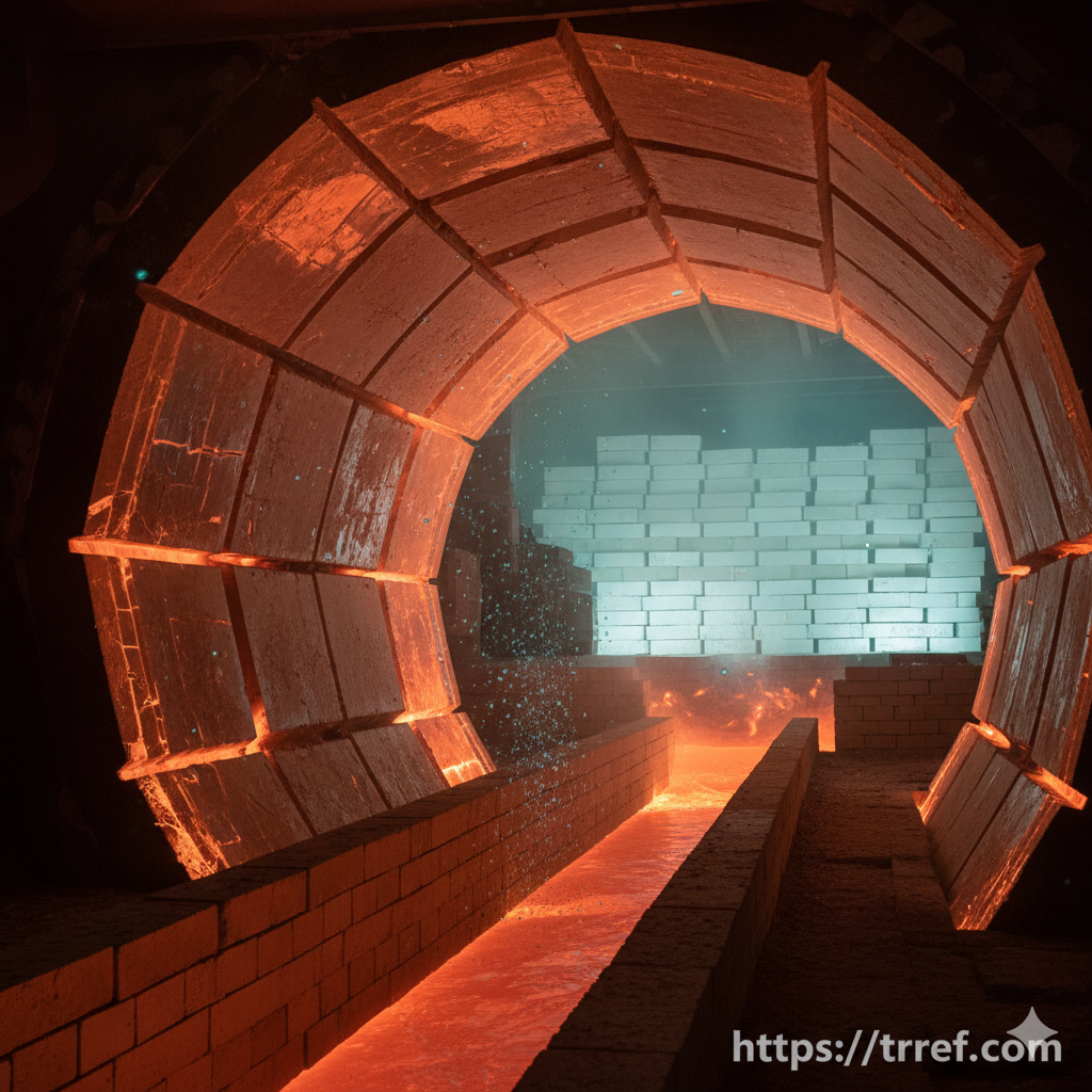 آشنایی با آجرهای نسوز ویژه صنایع شیشه و سرامیک – بلوک AZS الکتروفیوزد در Crown کوره ذوب شیشه فلوت