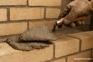 اعمال ملات نسوز آلومینایی در اتصالات آجر کوره قوس – فرآورده‌های نسوز تبریز